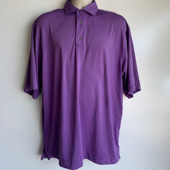 FootJoy Other - ⛳ FJ FOOTJOY Purple Short Sleeve Polo Shirt Men's Large
